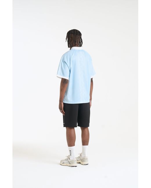 Nicce London Blue Soccer Football Shirt for men