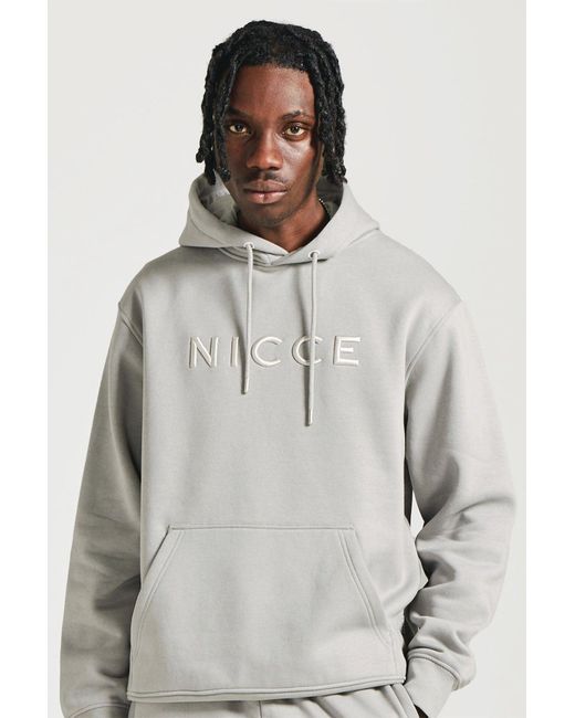 Nicce London Gray Mercury Hoodie for men