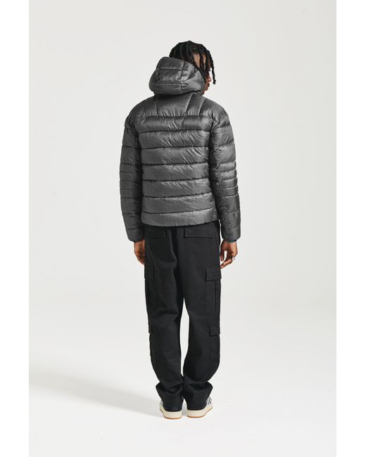 Nicce London Gray Repeater Jacket for men