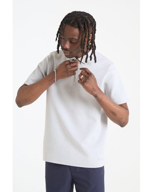 Nicce London White Luxe Polo Shirt for men