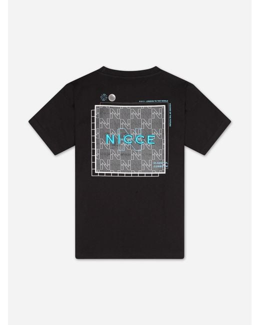 Nicce London Gray Vertex T-Shirt for men