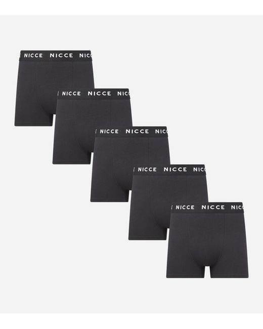 NICCE Multipacks Black Nicce 5 Pack Boxers Galan for men