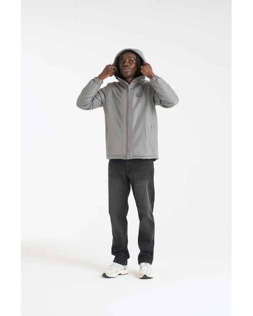 Nicce London Gray Turnstile Jacket for men