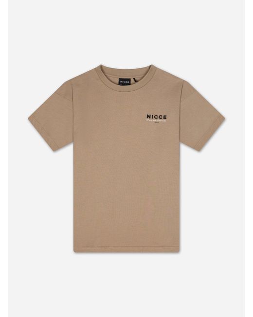 Nicce London Natural Meridian T-Shirt for men