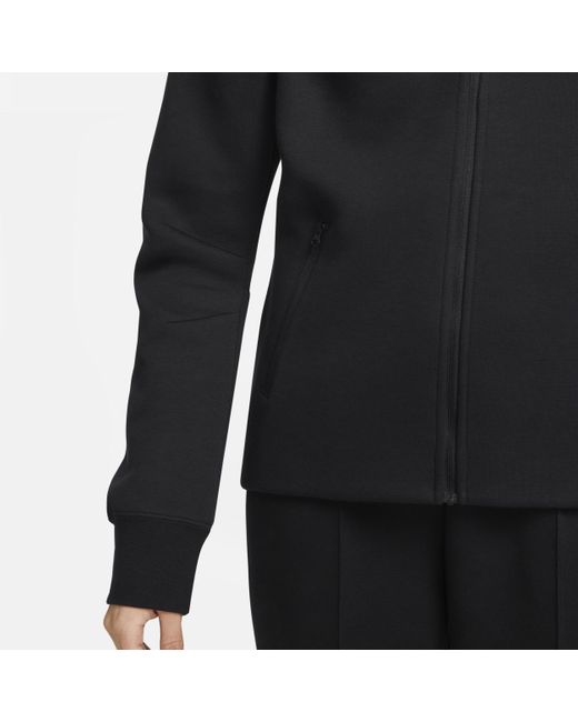 Nike Black Sportswear Tech Fleece Windrunner Full-zip Hoodie