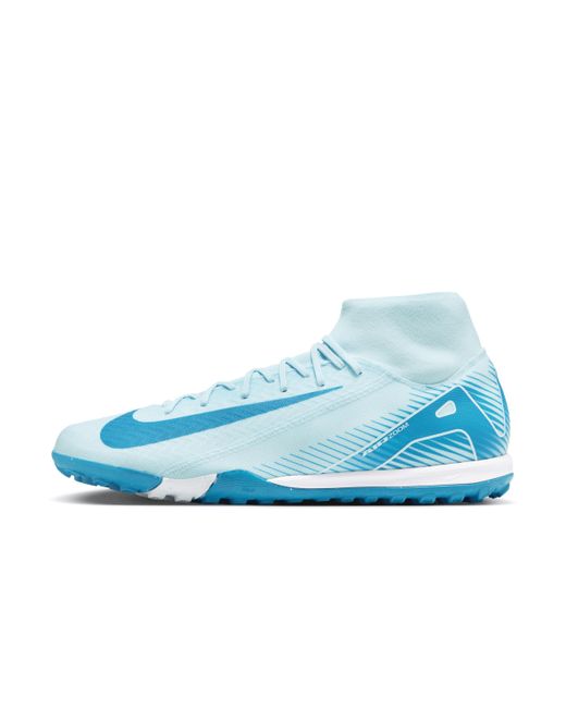 Nike Mercurial Superfly 10 Academy Tf High Top Football Shoes in Blue for Men Lyst