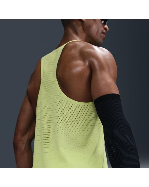 Nike Green Aeroswift Dri-Fit Adv Running Vest for men