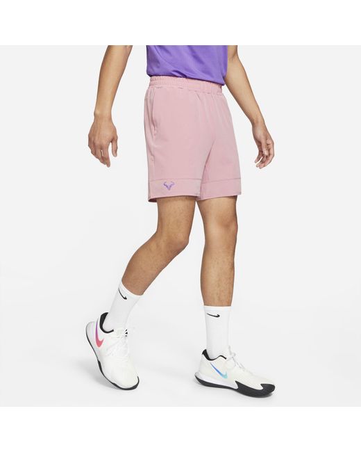 Nike Synthetic Court Dri-fit Adv Rafa Tennis Shorts in Pink for Men | Lyst  Australia