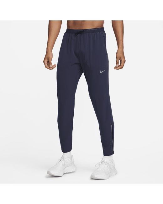 Nike Blue Phenom Dri-fit Woven Running Trousers 50% Recycled Polyester for men