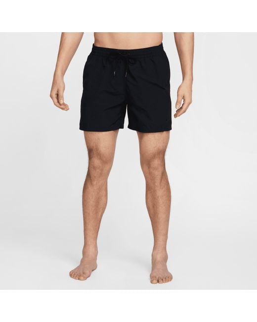 Nike Blue Swim Breaker Icon 5" Brief-Lined Volley Shorts for men