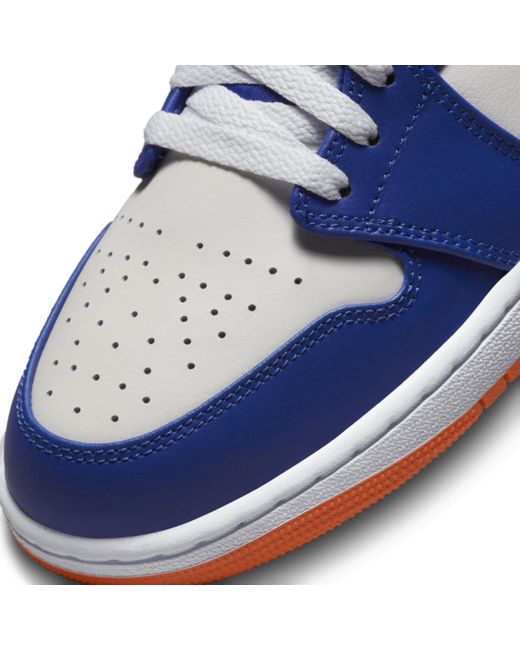 Nike Blue Air 1 Mid "knicks" Shoes for men