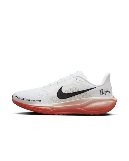 Nike White Pegasus 41 'Eliud Kipchoge' Road Running Shoes for men