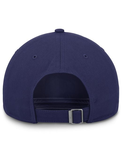 Nike Blue Brooklyn Dodgers Rewind Cooperstown Club Mlb Adjustable Hat for men