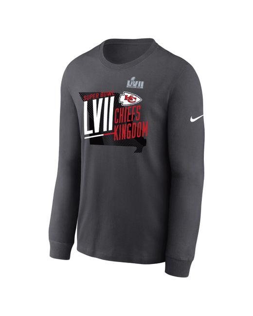 Nike Super Bowl Lvii Bound Local (nfl Kansas City Chiefs) Long-sleeve T ...