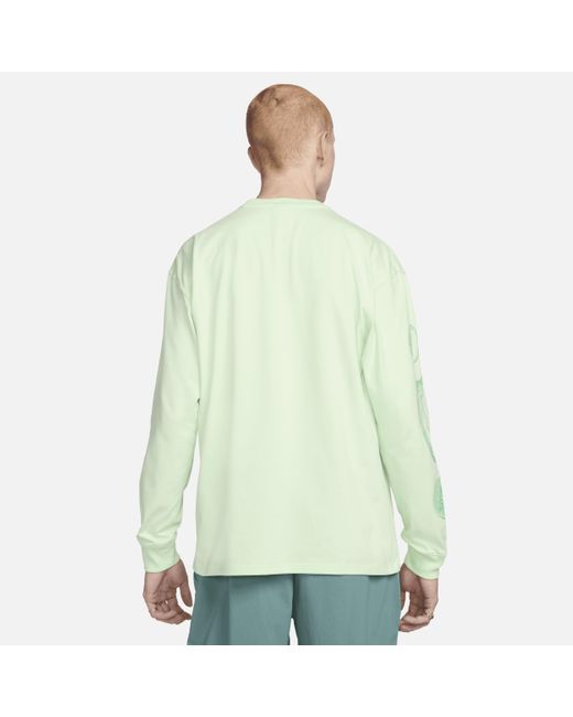 Nike Green Acg "hike Snacks" Dri-fit Long-sleeve T-shirt for men