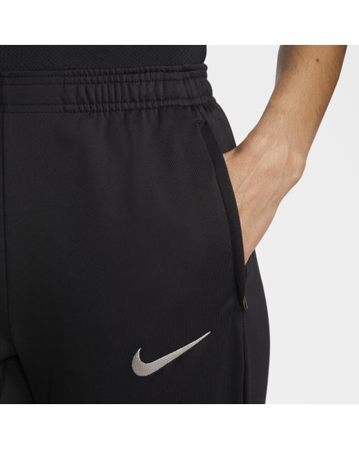 Nike Black Liverpool F.c. Strike Dri-fit Football Knit Pants Polyester