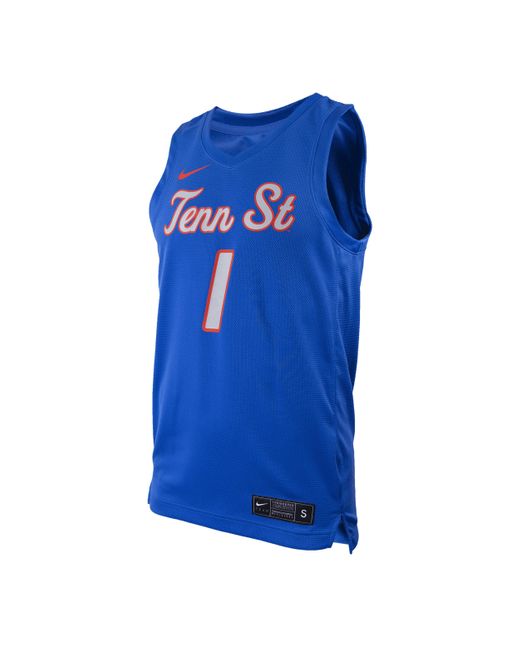 Nike Tennessee State College Basketball Jersey in Blue for Men