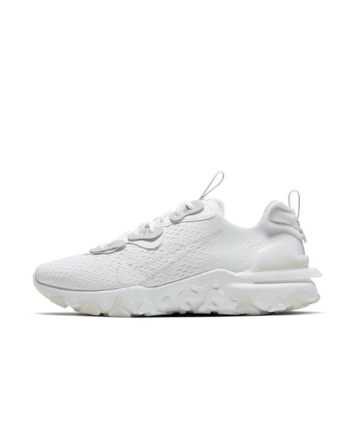 Nike White React Vision Shoe for men