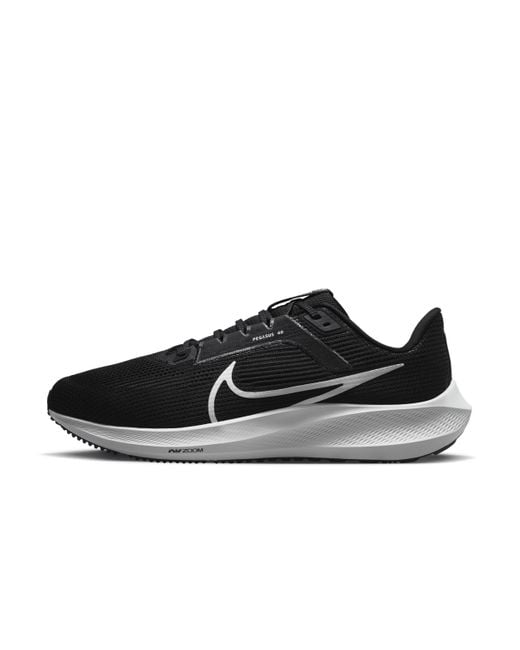 Nike Pegasus 40 Road Running Shoes (extra Wide) in Black for Men | Lyst