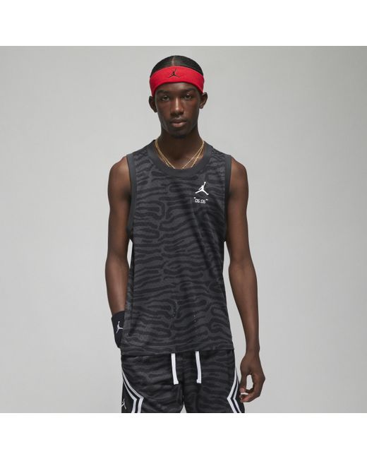 Nike Synthetic Jordan Dri fit Sport Breakfast Club Printed Mesh Jersey 