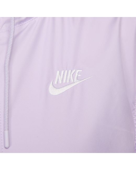 Nike Purple Sportswear Essential Repel Woven Jacket