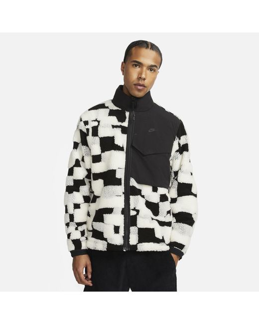 Nike Sportswear Thermafit Tech Pack Engineered Fleece Jacket in Black