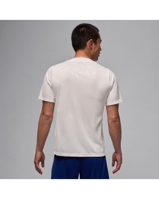 Nike Paris Saint-Germain Academy Pro Vierde Dri-Fit Warming-Uptop Met Korte Mouwen Voor in het Gray voor heren