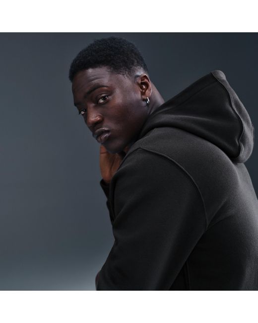 Nike Black Club Pull-Over Fleece Hoodie for men