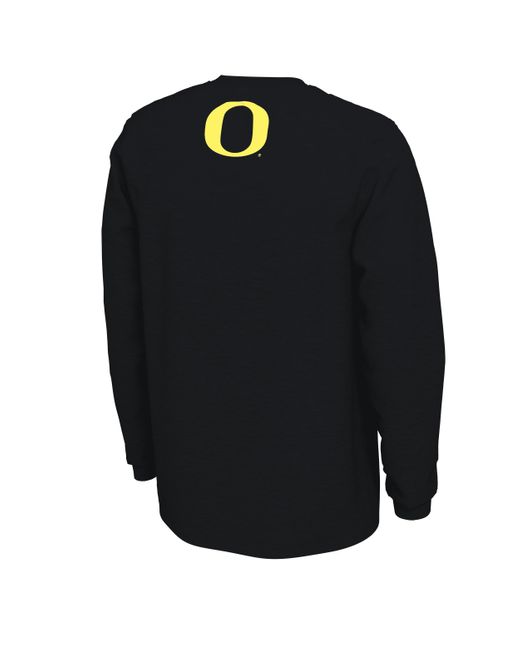 Nike Black Oregon College Long-sleeve T-shirt for men