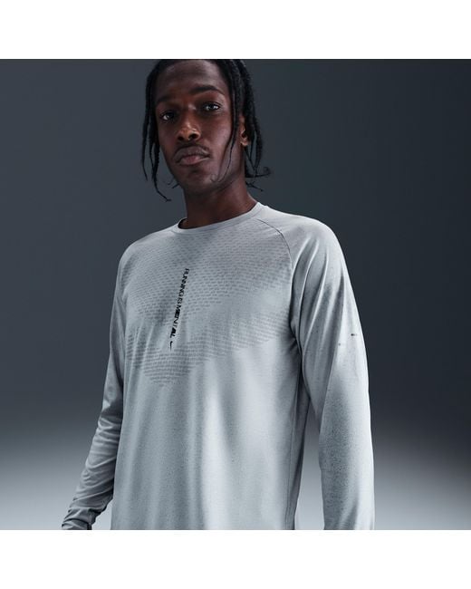 Nike Stride Dri-Fit Adv Long-Sleeve Running Top With Reflective Accents ...