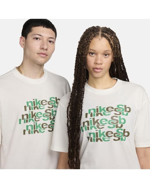 Nike White Sb Skate T-shirt for men