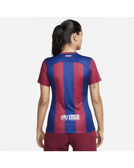 Nike F.c. Barcelona 2023 24 Stadium Home Jerseys replicas in Blue
