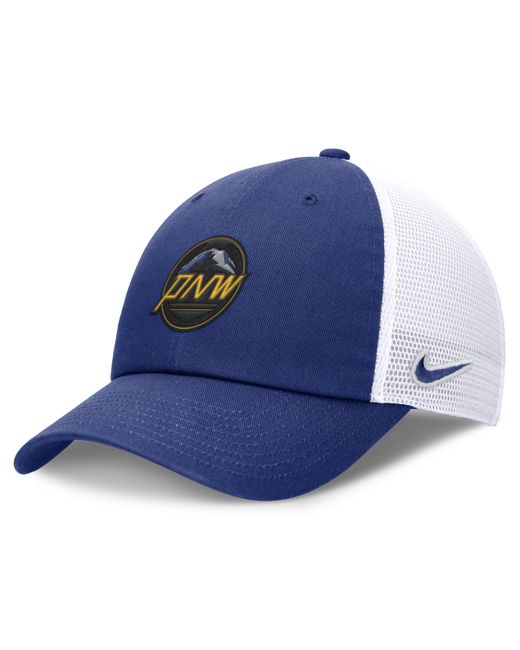 Nike Blue Seattle Mariners City Connect Club Mlb Trucker Adjustable Hat for men