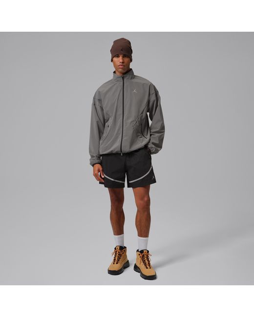 Nike Gray Brooklyn Hike Mike Reflective Draft Jacket for men