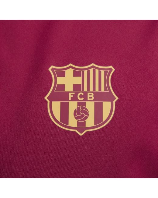 Nike Red Fc Barcelona Strike Dri-fit Soccer Track Jacket for men