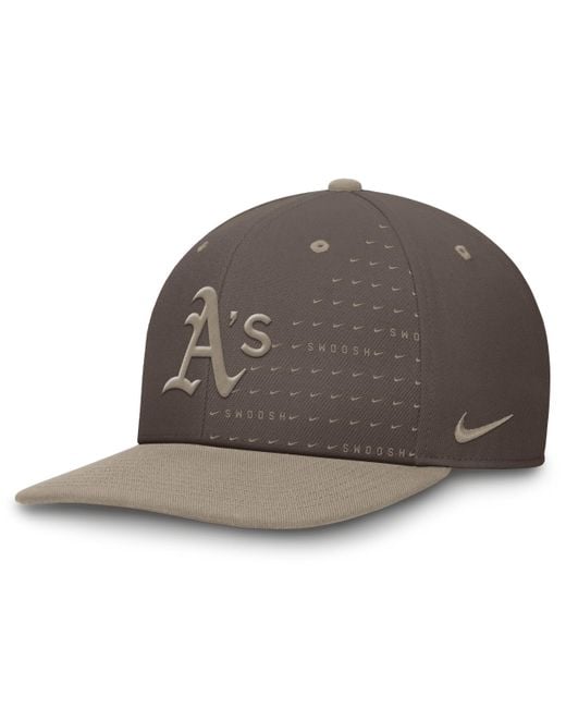 Nike Gray Los Angeles Dodgers Statement Pro Dri-fit Mlb Adjustable Hat for men