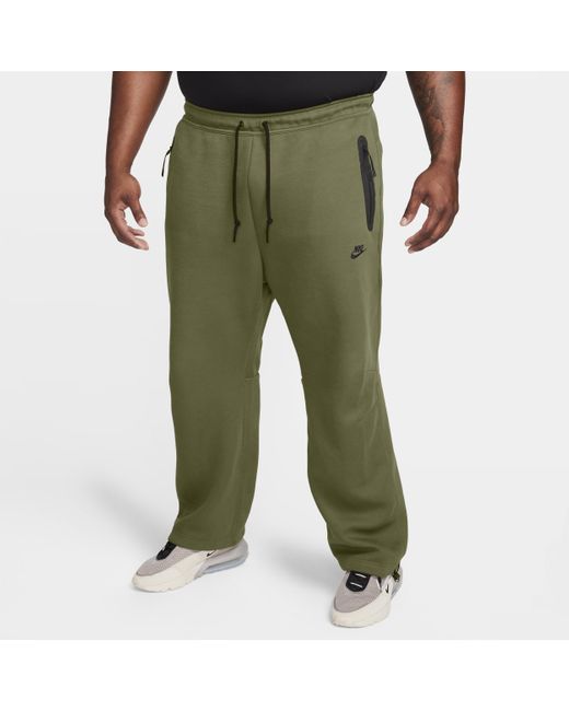 Nike Sportswear Tech Fleece Openhem Sweatpants in Green for Men Lyst