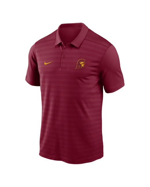 Nike Red Usc Trojans Sideline Victory Dri-fit College Polo for men
