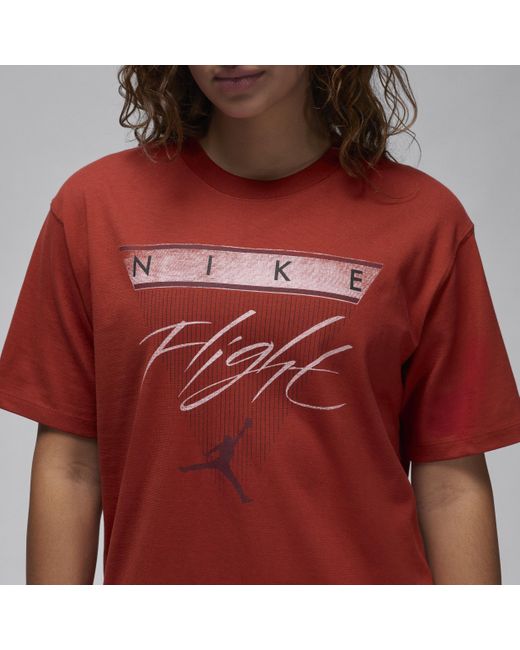 Nike Red Flight Heritage Graphic T-shirt