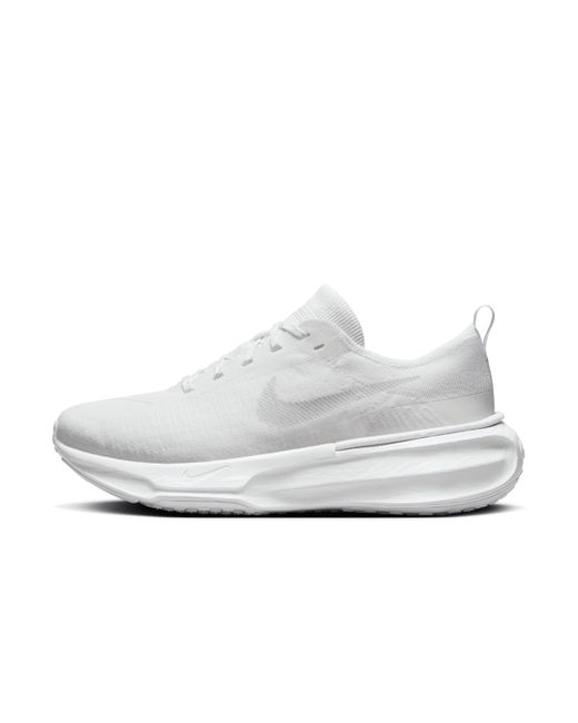 Nike White Invincible 3 Road Running Shoes (extra Wide) for men