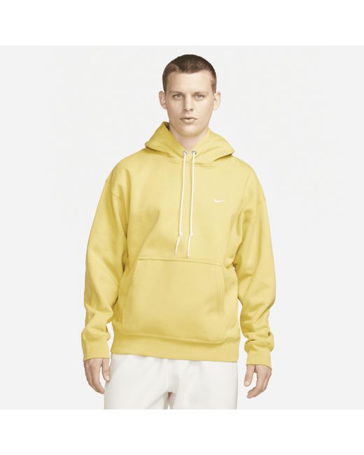 Sweat À Capuche En Tissu Fleece Solo Swoosh Pour Homme Nike pour homme en coloris Yellow