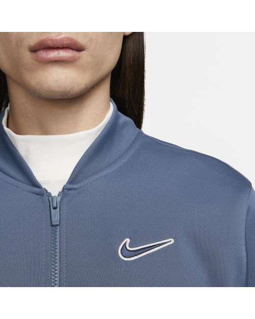 Nike Blue Sportswear Bomber Jacket Polyester for men