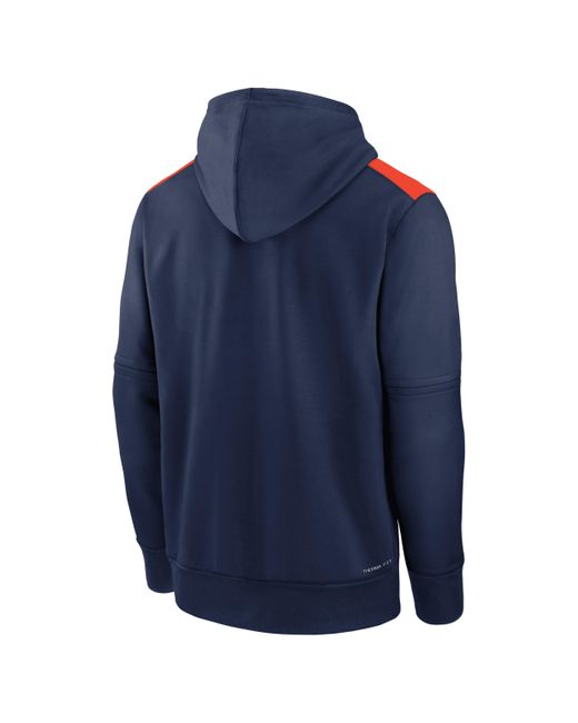 Nike Blue Houston Astros Authentic Collection Therma Mlb Pullover Hoodie for men