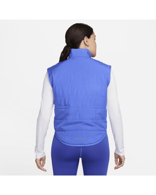 Nike Blue Therma-fit Swift Running Vest