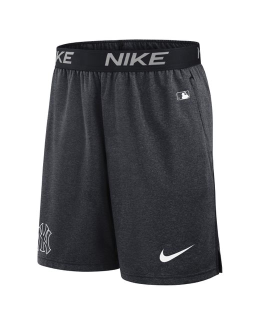 Nike Black New York Yankees Authentic Collection Practice Dri-fit Mlb Shorts for men