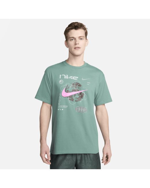 Nike Green Max90 Basketball T-shirt for men