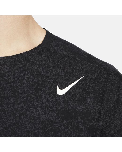 Nike Black Golf Club Golf Short-sleeve Top Cotton for men