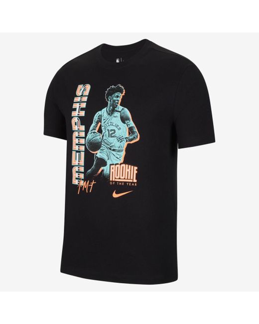 Nike Cotton Ja Morant Select Series Nba T-shirt in Black for Men - Lyst