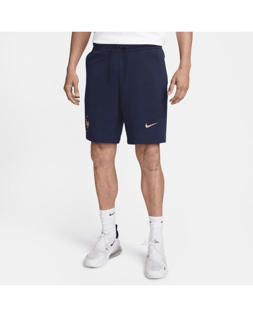 Nike Blue Fff Sportswear Tech Fleece Shorts for men
