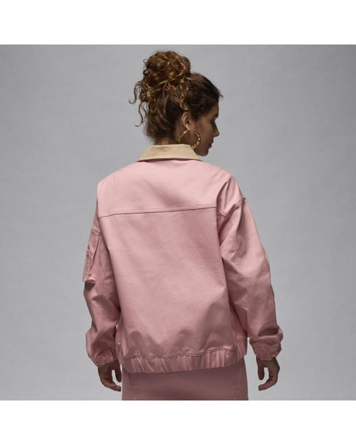 Nike Pink Jordan Renegade Jacket Cotton